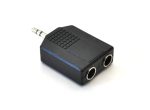 Adaptor JACK 3,5mm -2xJACK 6,3mm mama - imagine 2