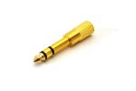 Adaptor Jack 6,3mm - Jack 3,5mm - Auriu