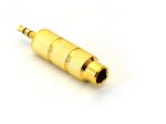 Adaptor Jack 3,5mm - Jack 6,3mm - Auriu - imagine 2