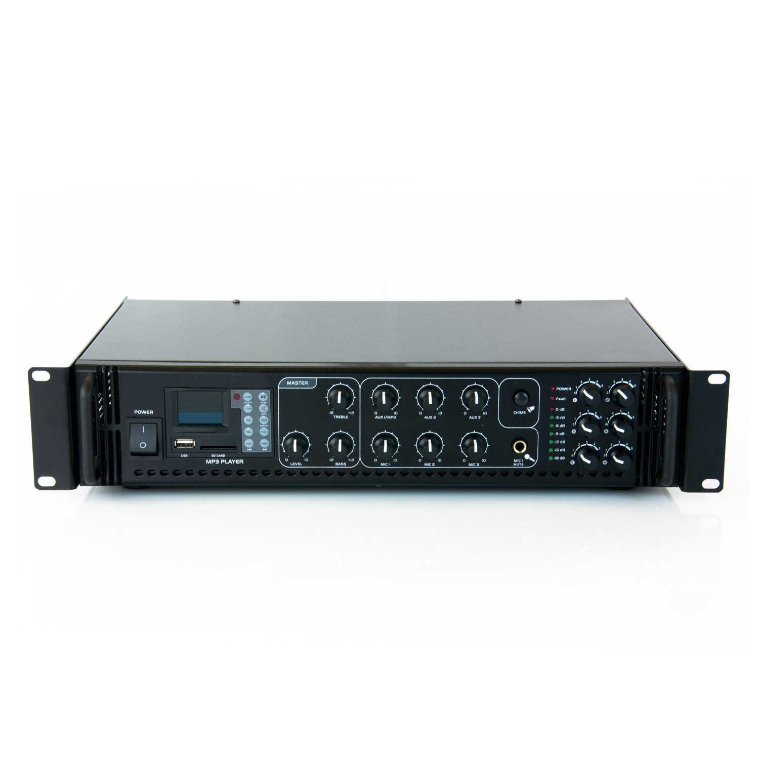 ps-products-9241-19186 Amplificator 100V/60W MP3/Radio - 6 zone - imagine 1