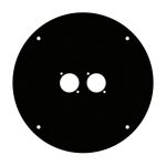 Adam Hall 70225D2 - panou frontal rola cablu 2 gauri