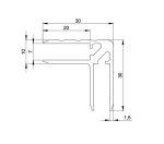 Adam Hall 6106 - profil rack 30x30 7mm - imagine 2