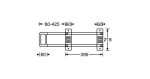 Adam Hall 3471 - maner rack 475-820 mm - imagine 5