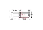 Adam Hall 3471 - maner rack 475-820 mm - imagine 6