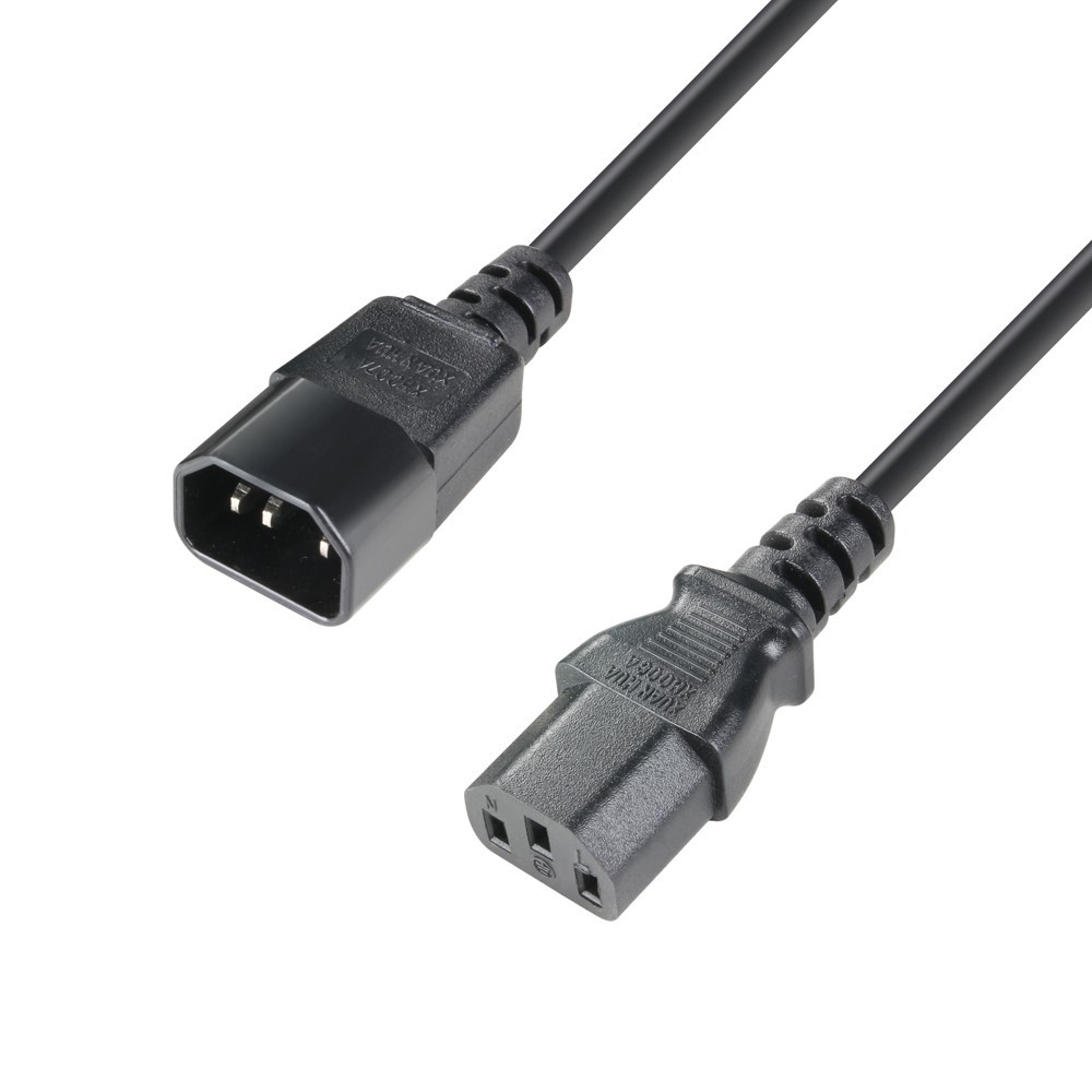 ps-products-11573-26239 Adam Hall 8101KC0100 - cablu prelungitor IEC 1m - imagine 1