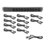 Adam Hall 87471 IEC - distribuitor rack 10 x IEC C13