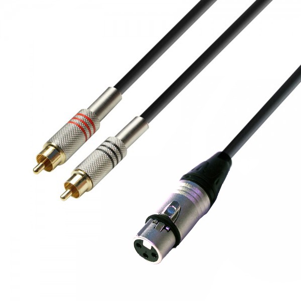 ps-products-12580-29356 Cablu 2xRCA XLR mama 6m AdamHall - imagine 1