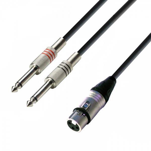 ps-products-12581-29357 Cablu 2xJACK XLR mama 1m AdamHall - imagine 1