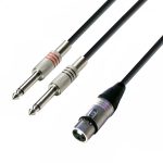 Cablu 2xJACK XLR mama 3m AdamHall