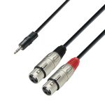 Adam Hall Cable Jack 3.5mm - 2 XLR mama, 3m