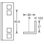 Adam Hall  6150 - profil rack tip sina - imagine 2