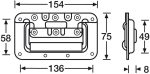 Adam Hall 340822 - maner rack - imagine 2