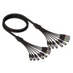 Multicore AdamHall 8xXLR (mama) - 8xXLR (tata) 5m