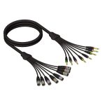 Multicore AdamHall 8xXLR (tata) - 8xJack 5m