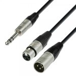 Cablu Y Adam Hall 4Star Jack-XLR FM 3m