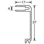 Adam Hall 6134 - profil capac 4mm - imagine 2